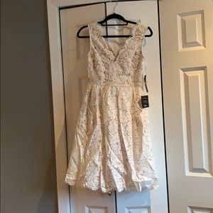 White lace dress